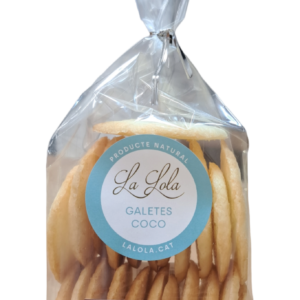 Galetes de coco sense gluten i veganes.