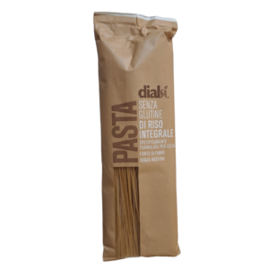 Dialsi pasta seca integral espaguetis sense gluten, sense lactosa i vegana