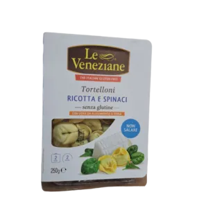 Tortellini d'espinacs i ricotta sense gluten Le veneziane