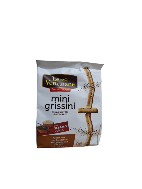 Palitos chia i sesam sense gluten i sense lactosa