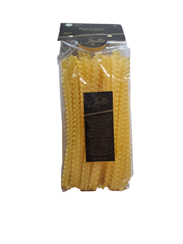 Pasta seca Espaguetis Mafaldine Irollo Sense gluten