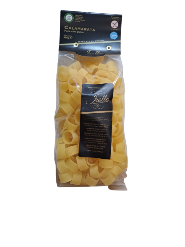 Pasta seca anelles Calamarata Irollo sense gluten