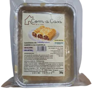 Com a casa canelons de carn sense gluten i sense lactosa