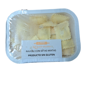 Raviolis bolets sense gluten