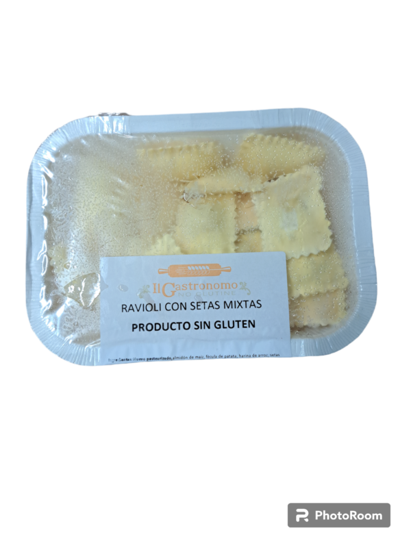 Raviolis bolets sense gluten