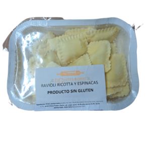 Raviolis ricotta i espinacs sense gluten