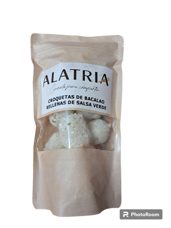 Croquetes de Bacallà sense gluten Alatria