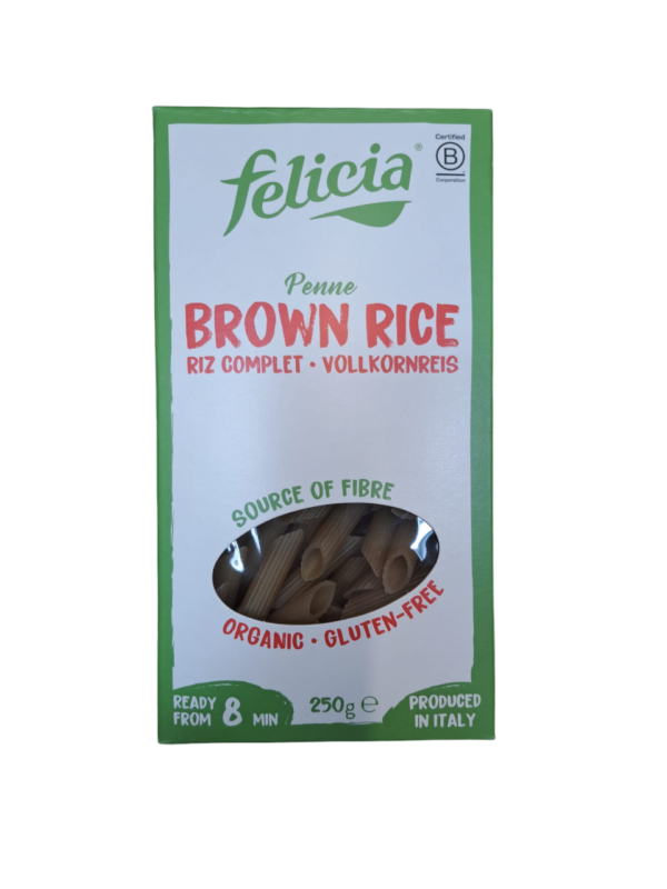 Macarrons d'arròs integral Felicia sense gluten