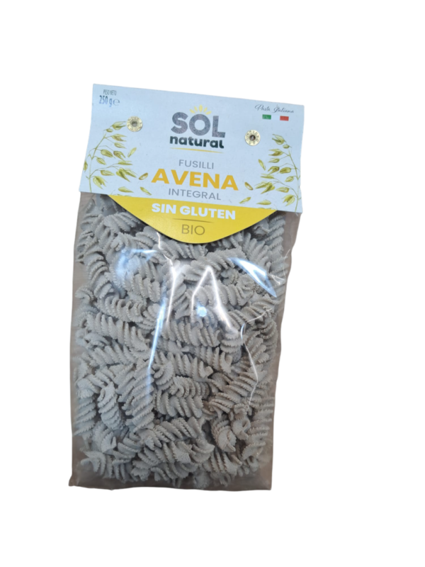 Espirals avena integral sense gluten Sol Natural