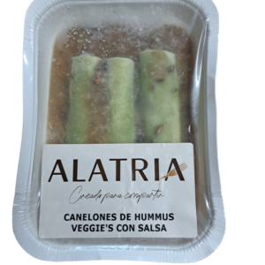 Canelons d'hummus veggie's sense gluten Alatria