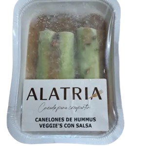Canelons d'hummus veggie's sense gluten Alatria