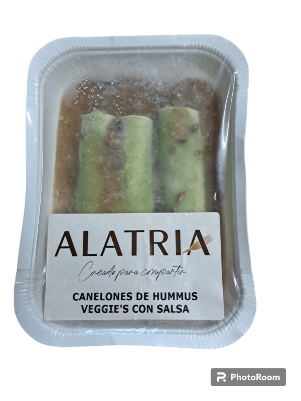 Canelons d'hummus veggie's sense gluten Alatria