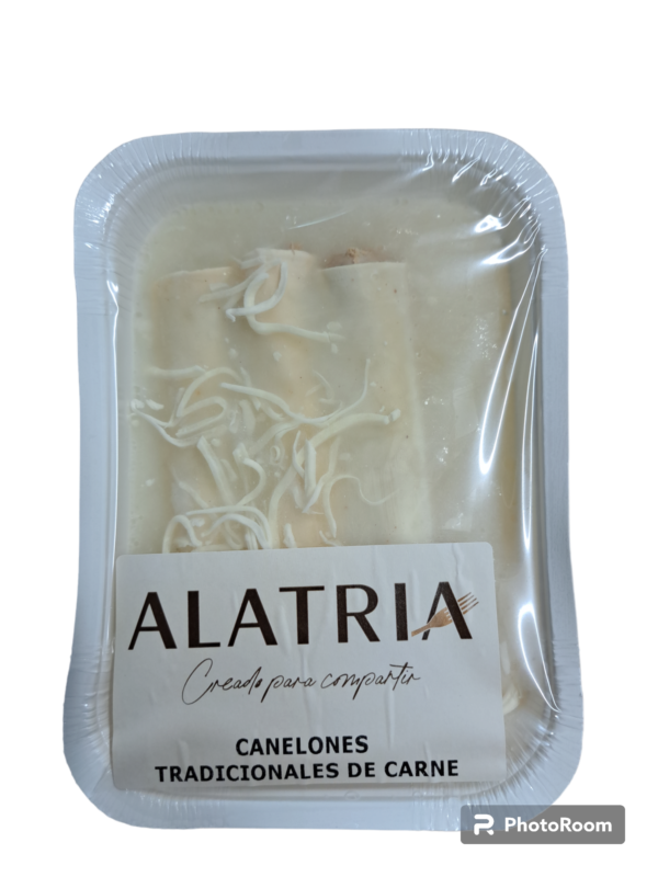 Canelons de carn sense gluten i sense lactosa Alatria