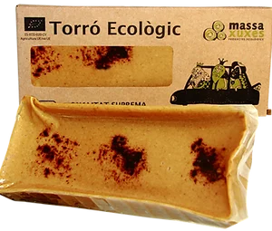 torró ecològic a la pedra vegà i sense gluten